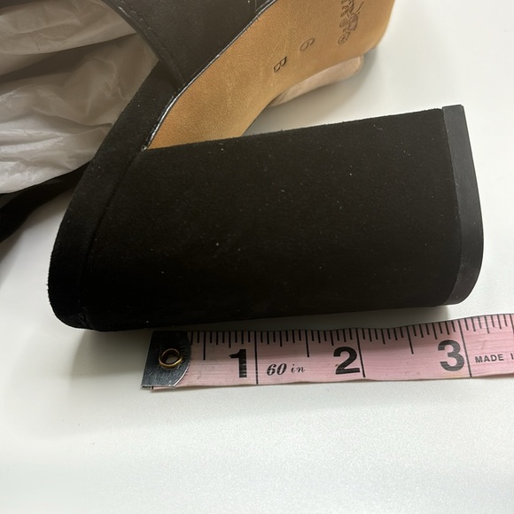 COACH Minetta Land Snake/Suede Heels NIB size 6 - Picture 12 of 13